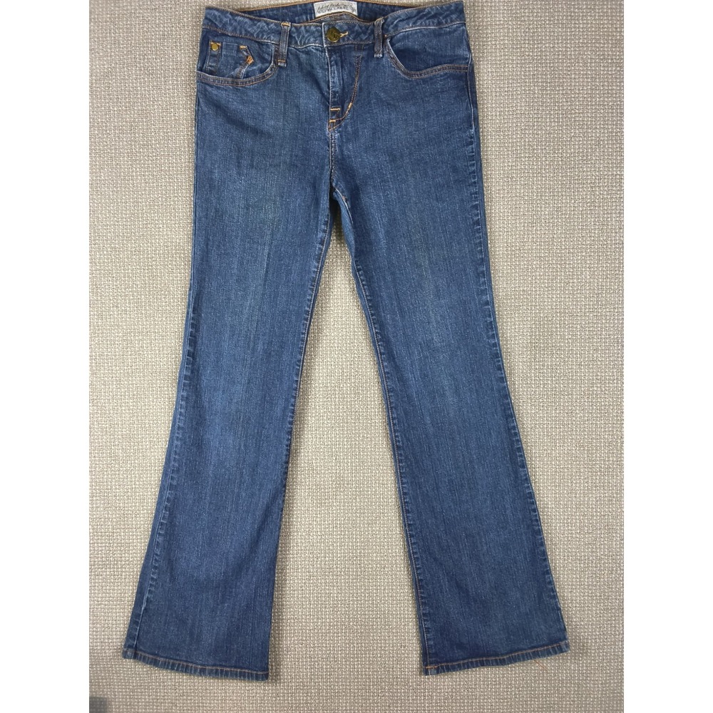 Vtg Y2K Phat Fashions Silver Label Classic Bootcut Denim Jeans Size 11